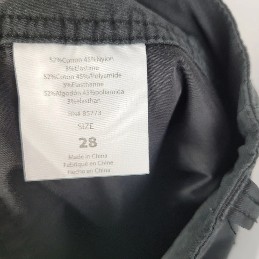 O'NEILL Mission Hybrid Standard Fit Black Outdoor Chino Pants Mens Size 28